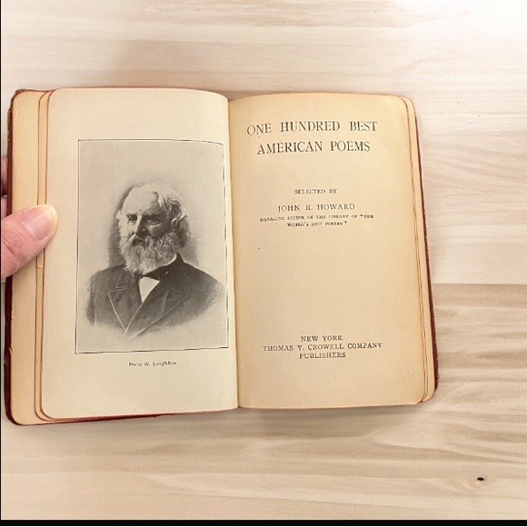 Vintage Best American Poems Book 1905 Selected by John Howard Red Leather Bound - Picture 6 of 10